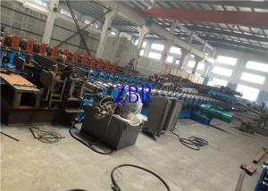 Quality Galvanized Steel Silo Forming Machine GCr15 Rollers With 18 Forming Stations wholesale
