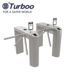 24V 50W Tripod Turnstile Gate Waist Height 304 Stainless Steel Access Control