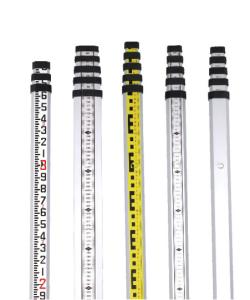 Quality 7m Telescopic Levelling Staff Aluminum Dual Faces Levelling Rods wholesale