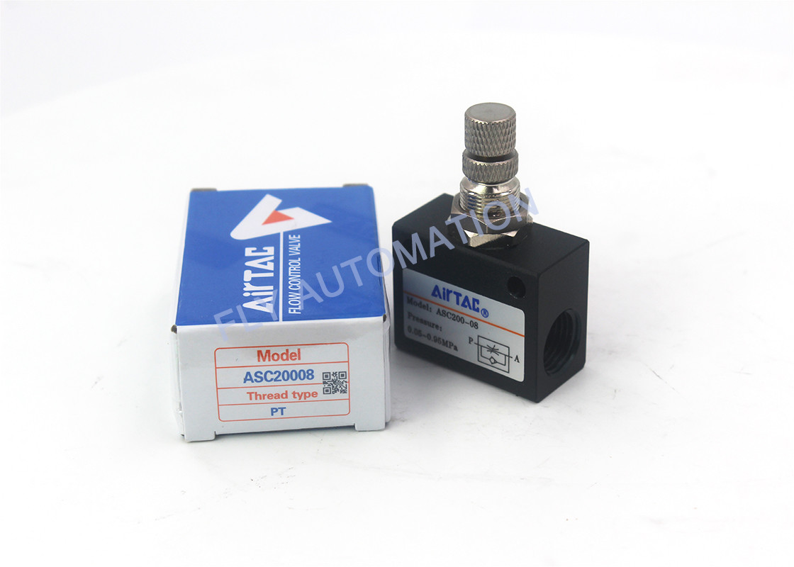 Speed Regulating Throttle Control Valve AIRTAC ASC200-08 ASC-08 One Way 0.05Mpa