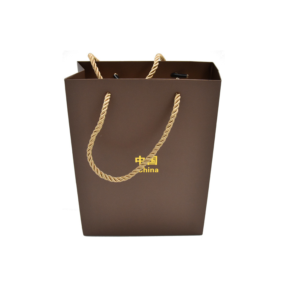 Blue Assorted Sizes Corrugated Custom Paper Shopping Bags For Small Business