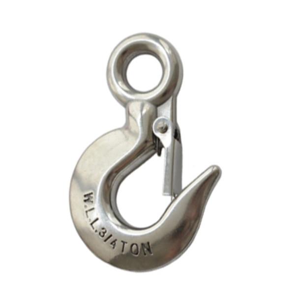 0.16kg - 1.52kg Stainless Steel Rigging Hardware Stainless Steel Lifting Hook