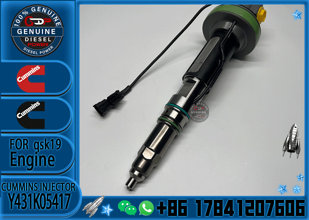 Huida original JCM921F QSK19 engine injector Y431K05248 fuel injector Y431K05417 used in Cummins