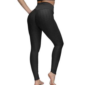 Quality Black Polyester And Spandex Leggings Camo Lightweight Sweatwick 300g Weight wholesale