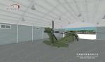 20x20m Aluminum Aircraft Hangar Tents With Sliding Doors Sandwich Hard Walls