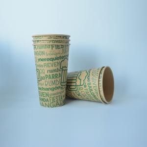 Quality Thickened Double PE Coated Single paper Cup 10oz 360ml Oil Proof wholesale