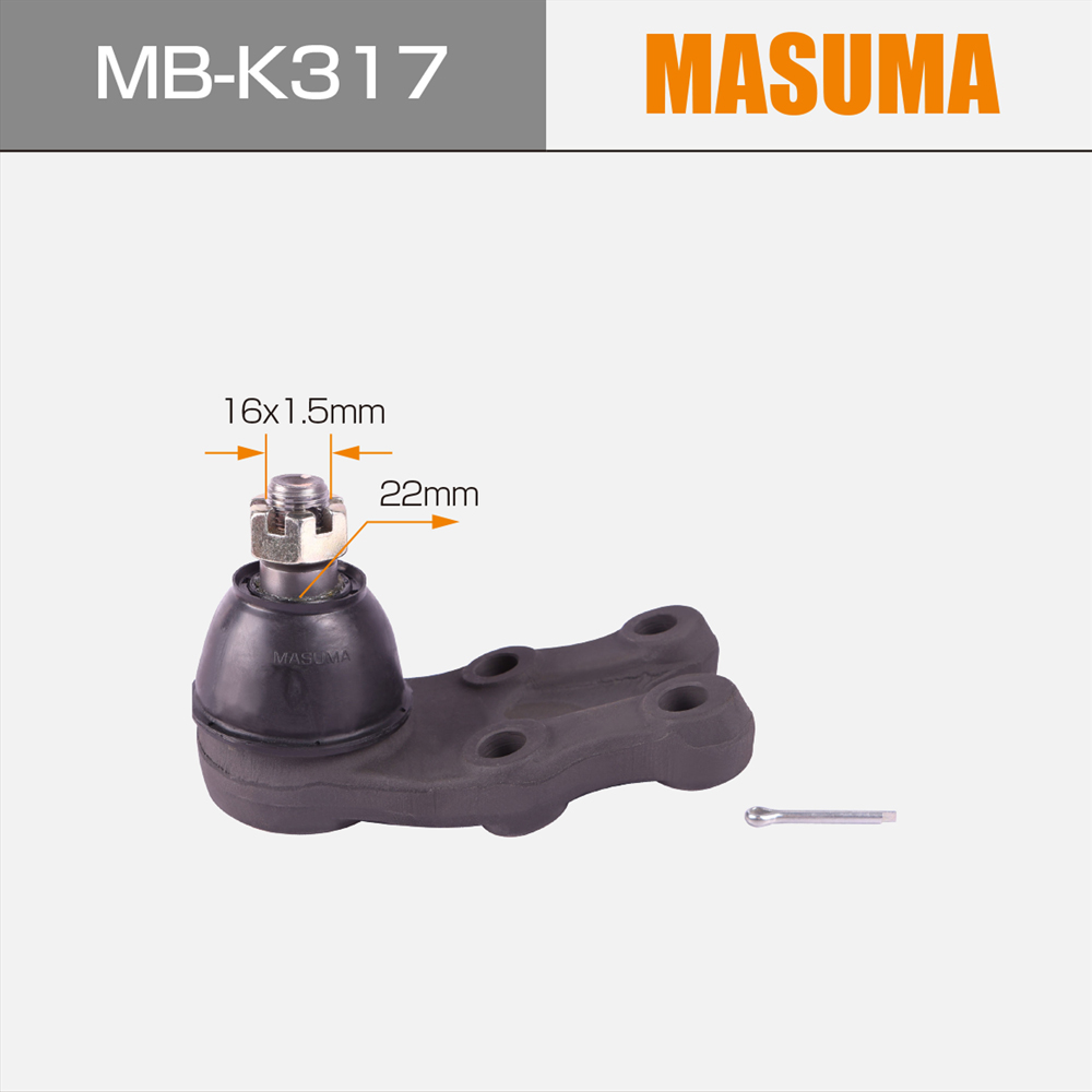 MASUMA Auto Suspension Systems 545304AA00 Ball Joint for HYUNDAI H-1 I 2001-2007 Year