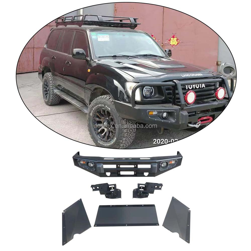 ABS Stainless Steel Universal Front Bumper Car Protector For Lc100