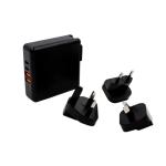 Laptop Smart Phone 4 AC Plugs Pd Multi Port USB Chargers