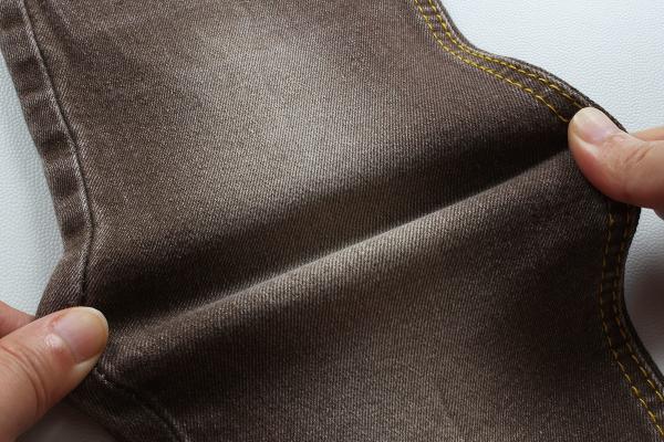 Super Brown Stretch Denim Fabric For Women Man Jeans Low Stretch Competitive