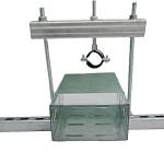 Bolted Steel rigid seismic bracing Galvanized Steel Material Durability