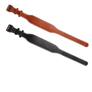 Quality Gym Padded Weight Lifting Bars Belt Leather Contoured Unisex wholesale