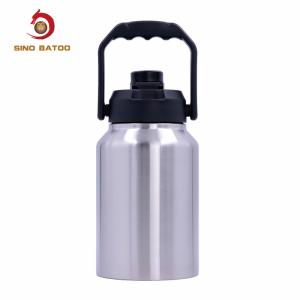 Quality 64oz Double Wall Vacuum Insulated Water Bottle Stainless Steel wholesale