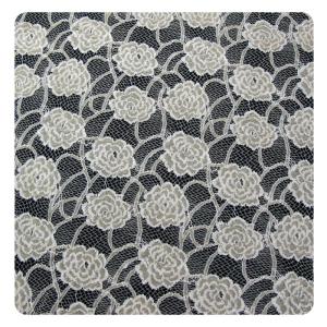Quality Eco-Friendly Brushed Lace Fabric Yellow wholesale