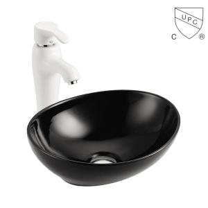 Quality Oval Shaped Heat Resistance Table Top Wash Basin Price Easy To Clean And Maintain wholesale