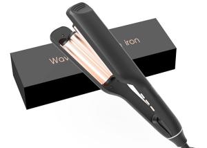 Quality PTC electric Two Barrel Curling Wand , Ceramic 2 Barrel Hair Curler wholesale
