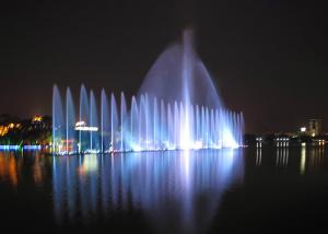 Quality Air Explosion Musical Water Fountain Project With 12 Month Free Warranty wholesale