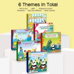 Panda Juniors ABC Learning Cards For 3-4 Year Old Wipe Clean Flash Cards