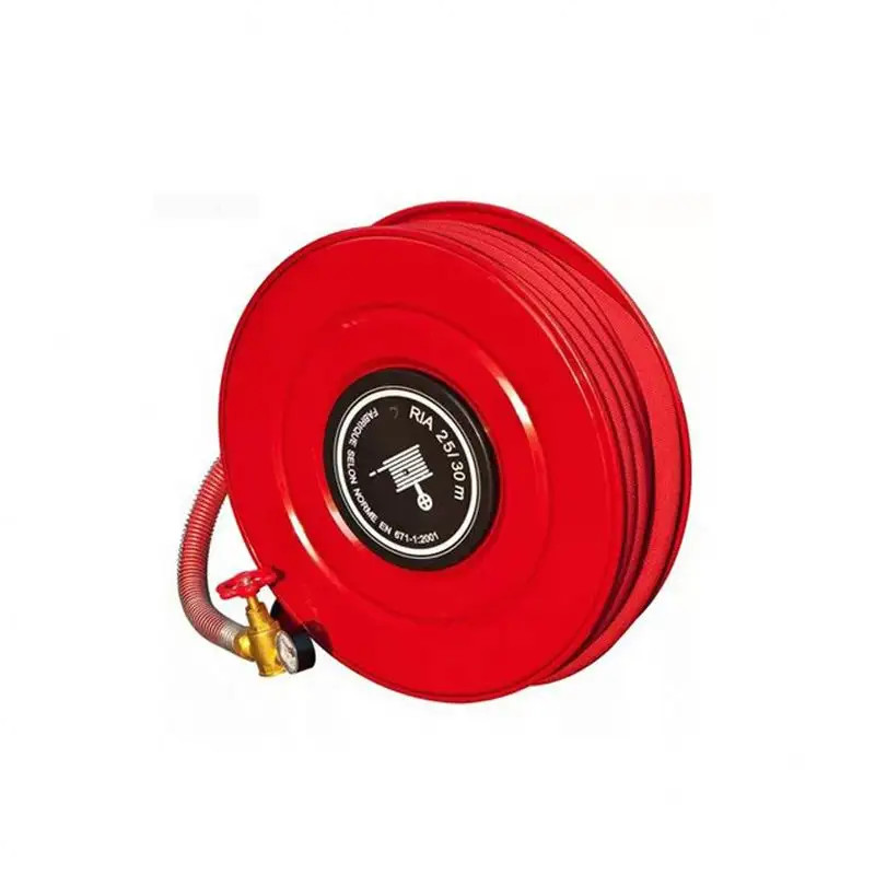 2023 new trending Single Jet Fire Hose Reel with Outlet Pressure 0.8Mpa various type fire nozzle reel
