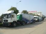 2 Axle 35cbm Cement Tanks Trucks And Trailers For Dry Powder Flour Transportatio