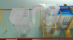Automatic Powder Coating Booth for Fence, Busbar, and Aluminum Profiles
