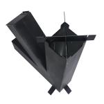 57cm height Welding 0.3mm thickness Firewood outdoor Charcoal BBQ Grill