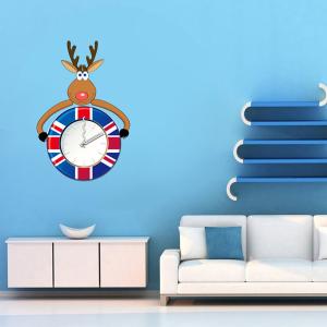 Quality Home Decoration 25*25 cm Fashion Foreign Design Wall Sticker Clock 25A004 wholesale