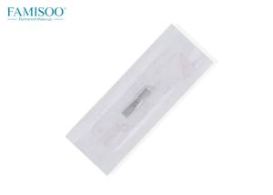 Quality Flat / Round Eyebrow Tattoo Microblading Needles 14 Pin For Manual Makeup Pen wholesale