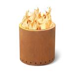 Wood Burning Corten Steel Low Smoke Fire Pit 600mm Outdoor Decoration