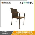 Outdoor Leisure Classic Rattan Chair On Open-Air Balcony Waterproof And