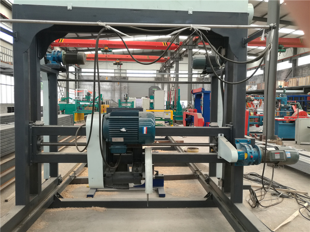 6meters Log Cutting Double Blades Angle Circular Saw sawmill Machines with electric inverter
