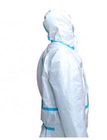 Quality Anti Saliva Disposable Lab Gowns , Nonwoven Fabric Disposable Dust Suits wholesale