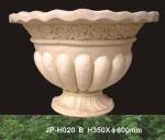 Natural Sandstone Flower Pots Waterproof Fireproof For Indoor And Outdoor Decor