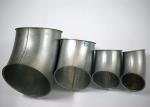 90 Degrees Round Shape Dust Collection Pipe Stamping Zinc Plate Sanitary Tubing