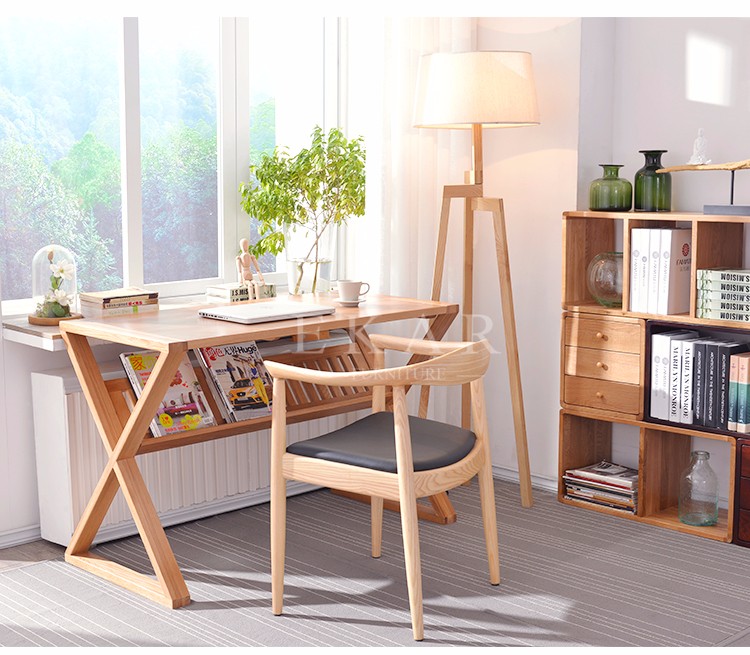 New Style Computer Table Study Solid Wood Book Desk