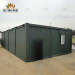 Fast Assembly Transportable Accommodation Buildings Prefab Military Camp