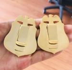 Wholesale promotion gold metal money clips with customized logo