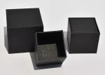 Black Cardboard Black Square Box Paper Box Custom Cosmetics Tea Packaging Box