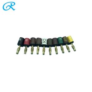 Quality Latex Free Banana End Pinch Grabber Adapter For EKG Cable wholesale
