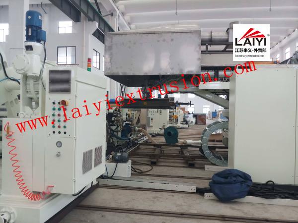 Aluminum Foil Kraft Paper Extrusion Coating Lamination Machine Max 1200mm