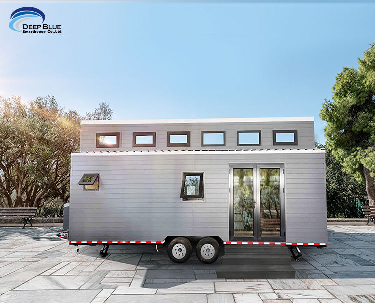 Modular Prefabricated House With Light Steel Frame Tiny House On Wheels For Rent