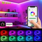 DC 24V Smart LED Strip Lights Remote Color Changing For Room Kitchen Bedroom