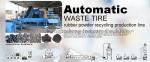full automatic waste tire recycling equipment for rubber crumb / waste tyre