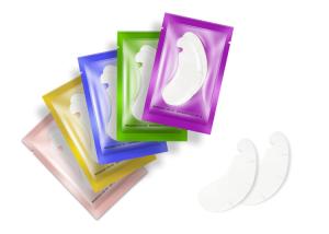 Quality Customized Logo Eye Strips Water Gel Lint Free Eye Strips For Eyelash Extensions Wholesale Gel Eye Strips in Pouches wholesale