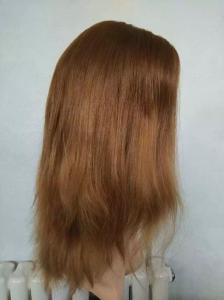 Quality 10 Inches Omber Color Brazilian Virgin Hair Jewish Wigs Silky Straight wholesale