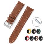 Leather Watchband Men Women Wristwatch Strap 18 19 20 21 22 24mm on Watchbands