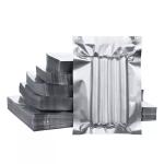 Resealable Metallic Barrier 5 Mil Vacuum Bags Dry Food Storage Pouches