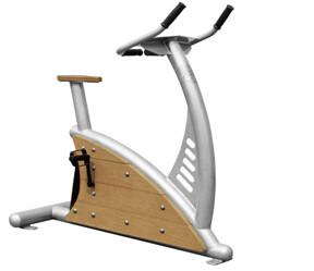 Quality outdoor fitness equipments WPC materials based Fitness Bike-LK-Z01 wholesale