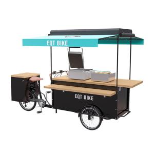 Quality Europe Style Burger Food Cart 150KG Load Capacity CE Certification wholesale