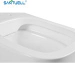 Sanitwell SWJ0225 Bathroom wc white toilet bowl rimless flush